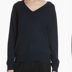 Women’s Vince Black V-neck Cashmere Sweater